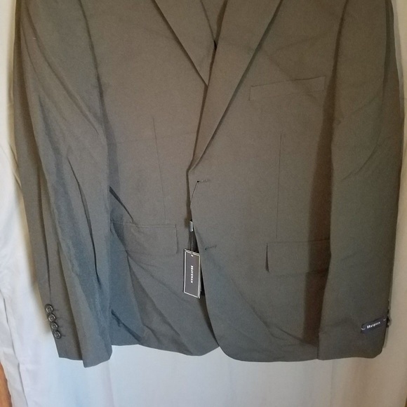 braveman 2 piece classic suit black 44Rx36W - Picture 2 of 4